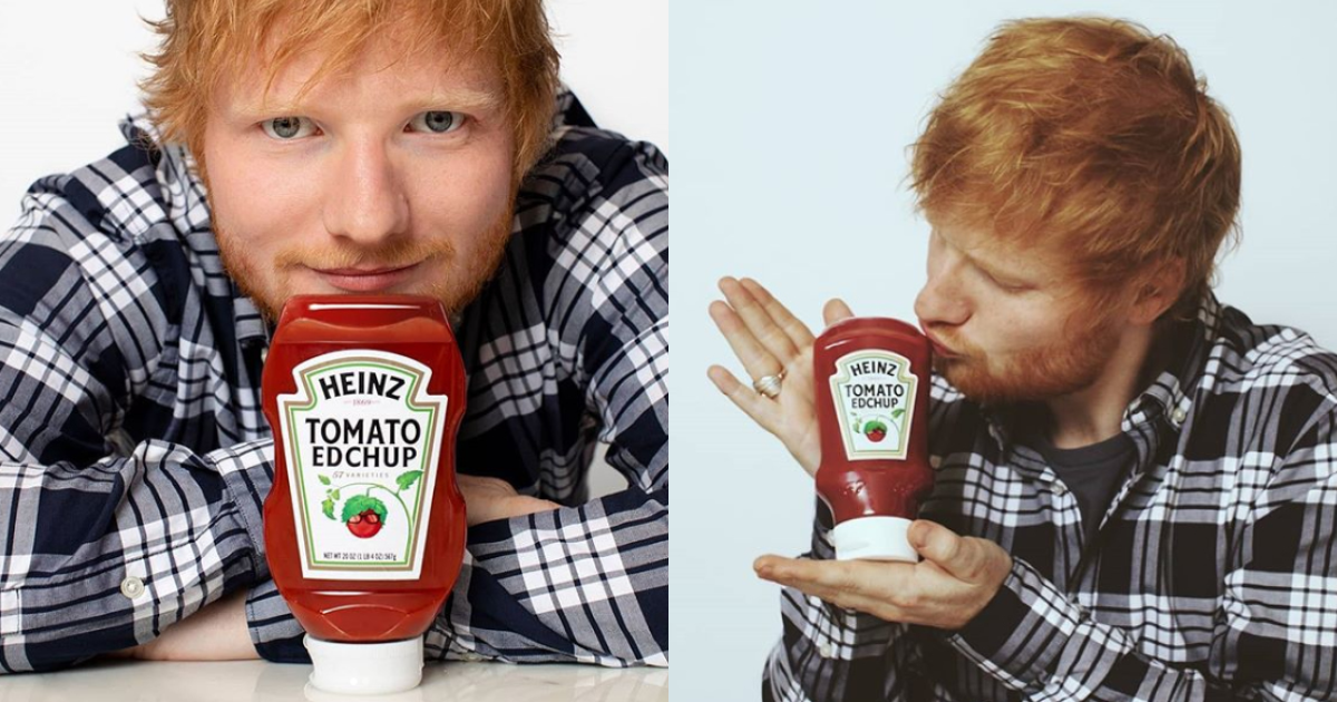 Heinz And Ed Sheeran In A Collaboration Create The Edchup Conaxess Trade